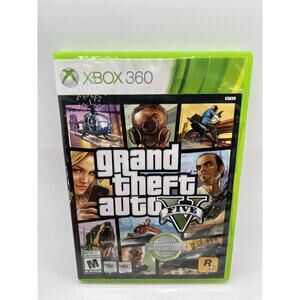 Grand Theft Auto Five V (Xbox 360, 2013) Complete - Tested